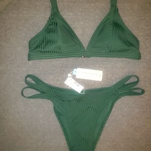 Cupshe green bikini, size xl